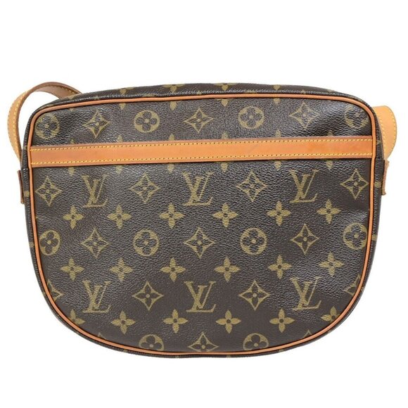 LOUIS VUITTON Jeune Fille GM Shoulder Bag Monogram Leather Brown - Picture 3 of 15